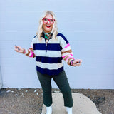 Sew in Love Half-Zip Sweater