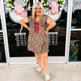 Velvet + Leopard Dress