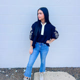 Oddi Black Peplum Blouse