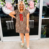 Velvet + Leopard Dress