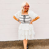 Oddi Polkadot Babydoll Dress