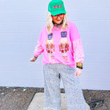 Fantastic Fawn Pink Nutcracker Top