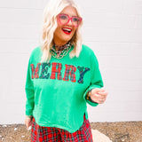 AnnieWear Green Merry Crew