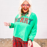 AnnieWear Green Merry Crew