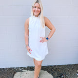 MRS Degree White Dress