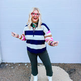 Sew in Love Half-Zip Sweater