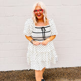 Oddi Polkadot Babydoll Dress