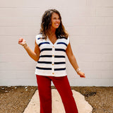 YMI Hyperstretch High-Rise Wide Leg Pants in Red