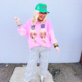 Fantastic Fawn Pink Nutcracker Top