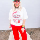 Quilted Santa Tee