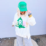 Fantastic Fawn 'MERRY" Patches Top