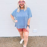 Zenana Beat the Heat Top in Navy