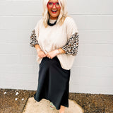 Oddi Dash of Leopard Top