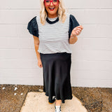 Oddi Black Bubble Top