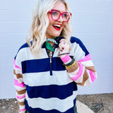 Sew in Love Half-Zip Sweater