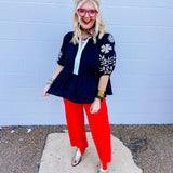 Oddi Black Peplum Blouse