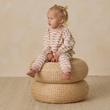 Rylee + Cru Relaxed Sweatshirt in Pink Stripe