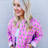The Dun Floral Quilted Jacket
