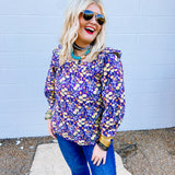 Purple Fruits Top