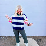 Sew in Love Half-Zip Sweater