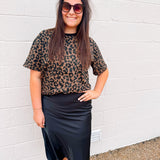 Black Satin Skirt