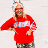 Oddi USA Patch Top