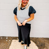 Oddi Black Bubble Top