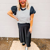 Oddi Black Bubble Top