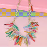 Treasure Jewels:  Coral Crush Necklace