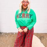 AnnieWear Green Merry Crew