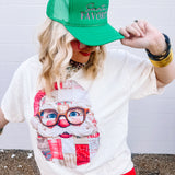 Quilted Santa Tee