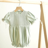 Sage Smocked Bubble