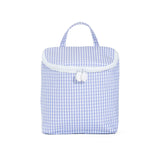 TRVL Take Away Insulated Lunch Back: Gingham Lilac