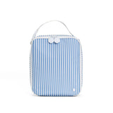 TRVL Lunch Box Insulated Lunch Bag: PimLico Strip ChamBray