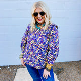 Purple Fruits Top