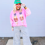 Fantastic Fawn Pink Nutcracker Top