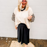 Oddi Dash of Leopard Top