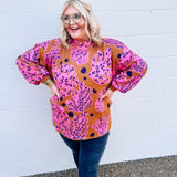 Fall Patterns Pullover Top