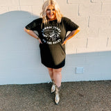 Cowboy Tears T-Shirt Dress