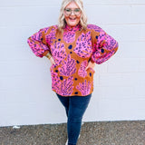 Fall Patterns Pullover Top