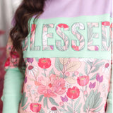 BC: Blessed Floral Fleece Crew