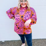 Fall Patterns Pullover Top