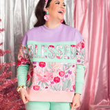 BC: Blessed Floral Fleece Crew