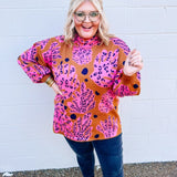 Fall Patterns Pullover Top