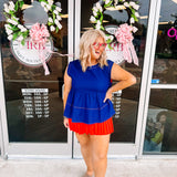 Fancy Indigo Top