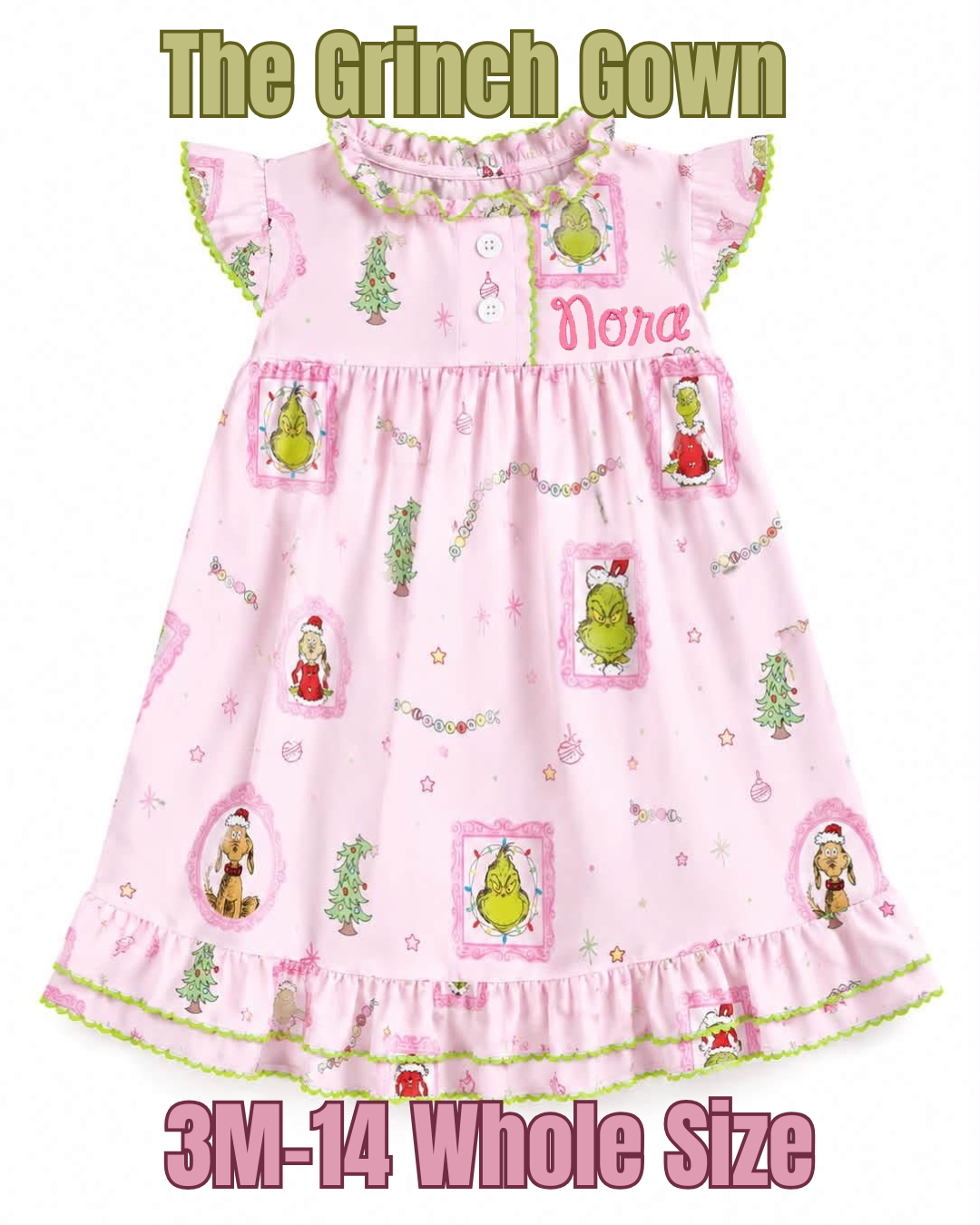Grinch Christmas Gown – The Ivory Road