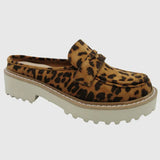 Mora Leopard Print Mule
