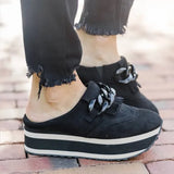 Paloma Black Suede Mule