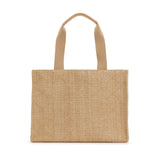TRVL Luxe Bali Straw Tote - Oasis Cane Sand