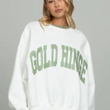 Gold Hinge Matcha Crew